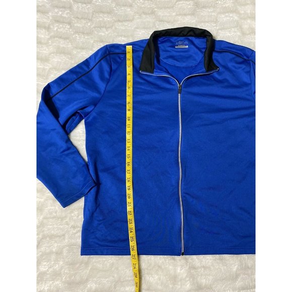 PGA tour Mens XL GOLF jacket Blue Full Zip - Picture 3 of 8